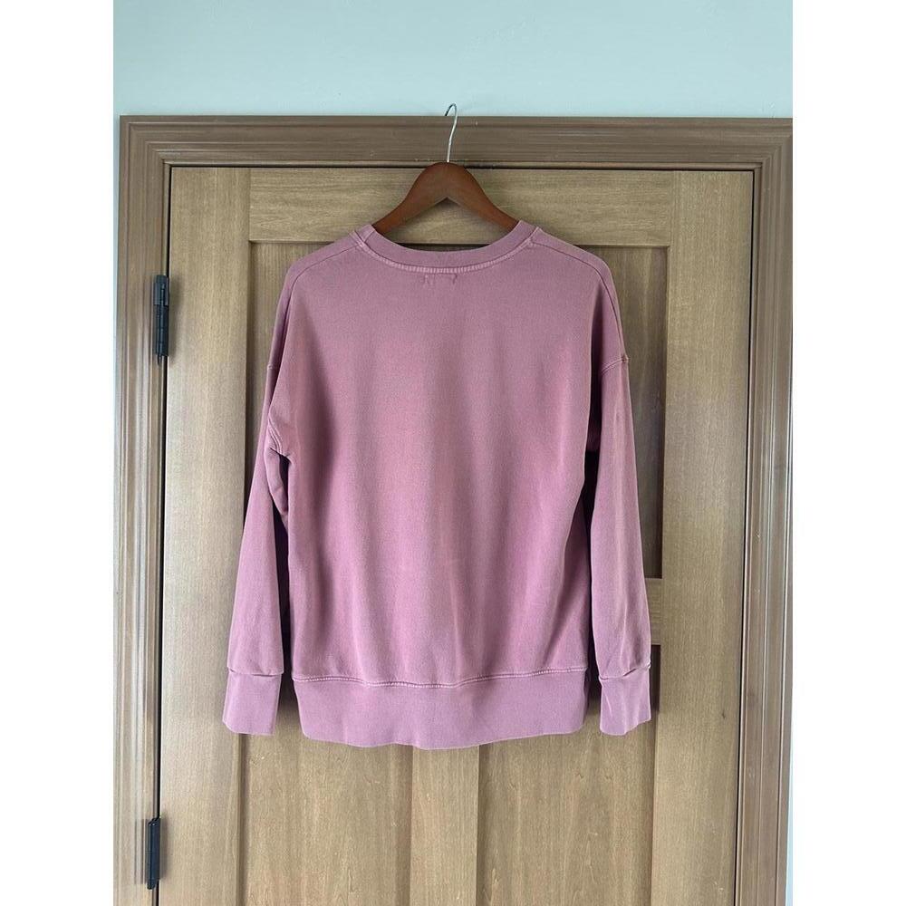 Sundry for Evereve Mauve “Love” Crew Neck Pullover w/ Side Zipper size XS/S (0)​ - Picture 6 of 11